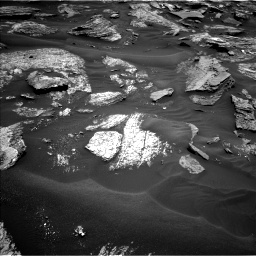 Nasa's Mars rover Curiosity acquired this image using its Left Navigation Camera on Sol 1686, at drive 3236, site number 62