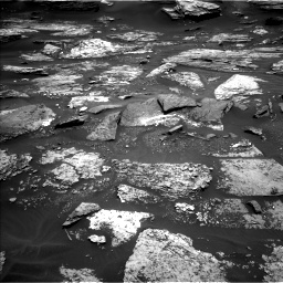 Nasa's Mars rover Curiosity acquired this image using its Left Navigation Camera on Sol 1686, at drive 3314, site number 62