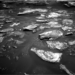 Nasa's Mars rover Curiosity acquired this image using its Left Navigation Camera on Sol 1686, at drive 3326, site number 62