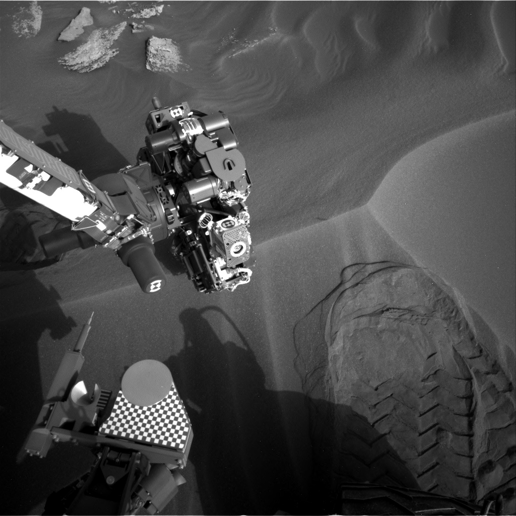 Nasa's Mars rover Curiosity acquired this image using its Right Navigation Camera on Sol 1687, at drive 3350, site number 62