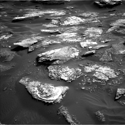 Nasa's Mars rover Curiosity acquired this image using its Left Navigation Camera on Sol 1689, at drive 3350, site number 62