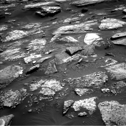 Nasa's Mars rover Curiosity acquired this image using its Left Navigation Camera on Sol 1689, at drive 3356, site number 62