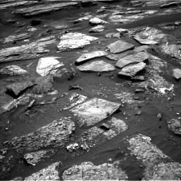 Nasa's Mars rover Curiosity acquired this image using its Left Navigation Camera on Sol 1689, at drive 3362, site number 62