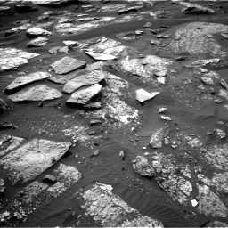 Nasa's Mars rover Curiosity acquired this image using its Left Navigation Camera on Sol 1689, at drive 3368, site number 62