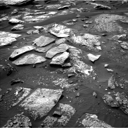 Nasa's Mars rover Curiosity acquired this image using its Left Navigation Camera on Sol 1689, at drive 3380, site number 62
