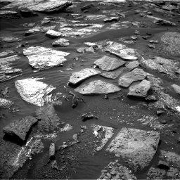 Nasa's Mars rover Curiosity acquired this image using its Left Navigation Camera on Sol 1689, at drive 3386, site number 62
