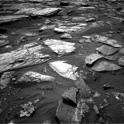 Nasa's Mars rover Curiosity acquired this image using its Left Navigation Camera on Sol 1689, at drive 3392, site number 62