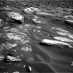 Nasa's Mars rover Curiosity acquired this image using its Left Navigation Camera on Sol 1689, at drive 3404, site number 62