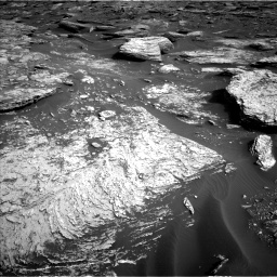 Nasa's Mars rover Curiosity acquired this image using its Left Navigation Camera on Sol 1689, at drive 3458, site number 62