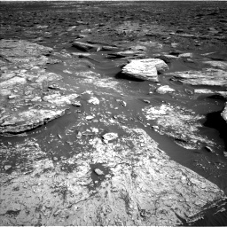 Nasa's Mars rover Curiosity acquired this image using its Left Navigation Camera on Sol 1689, at drive 3470, site number 62