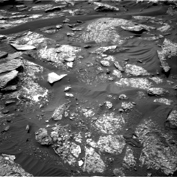 Nasa's Mars rover Curiosity acquired this image using its Right Navigation Camera on Sol 1689, at drive 3374, site number 62