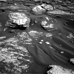 Nasa's Mars rover Curiosity acquired this image using its Right Navigation Camera on Sol 1689, at drive 3416, site number 62
