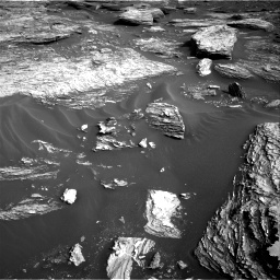 Nasa's Mars rover Curiosity acquired this image using its Right Navigation Camera on Sol 1689, at drive 3440, site number 62