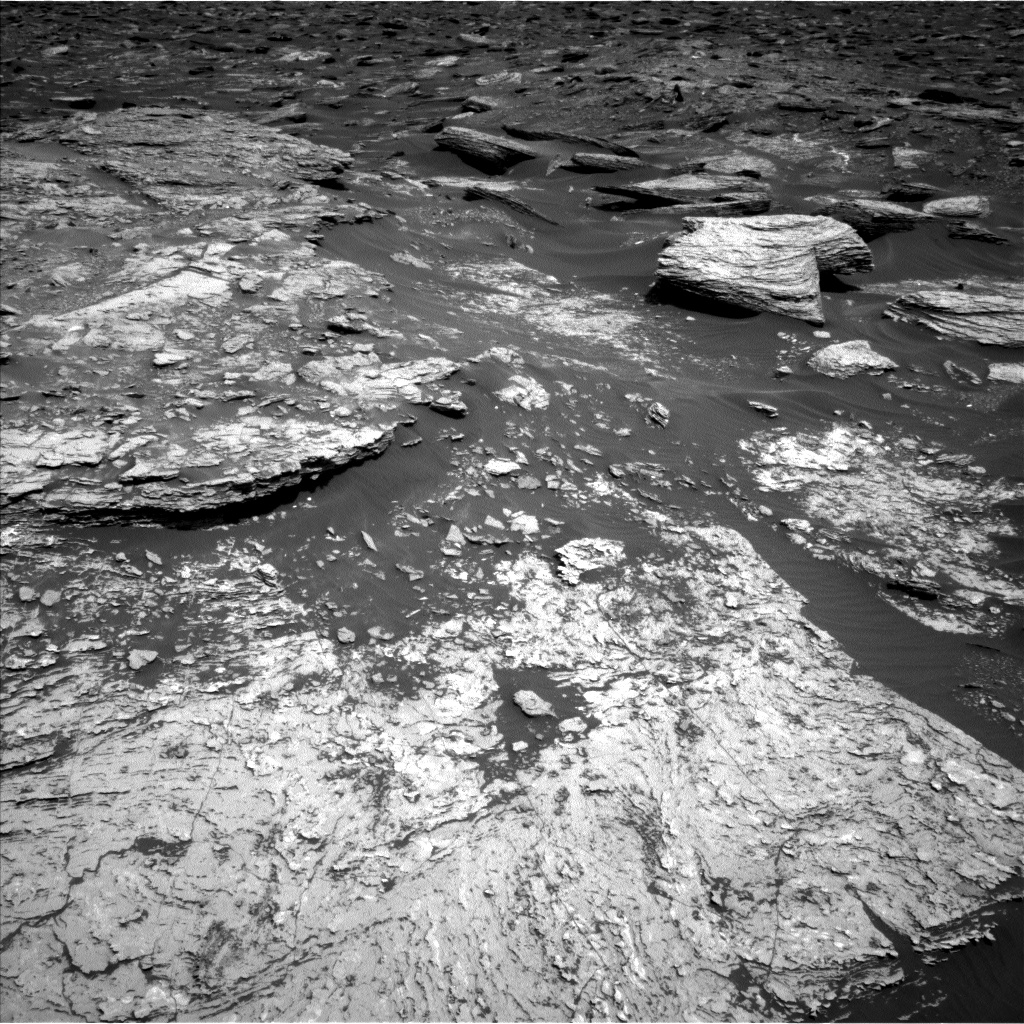 Nasa's Mars rover Curiosity acquired this image using its Left Navigation Camera on Sol 1690, at drive 0, site number 63