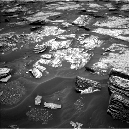 Nasa's Mars rover Curiosity acquired this image using its Left Navigation Camera on Sol 1691, at drive 72, site number 63