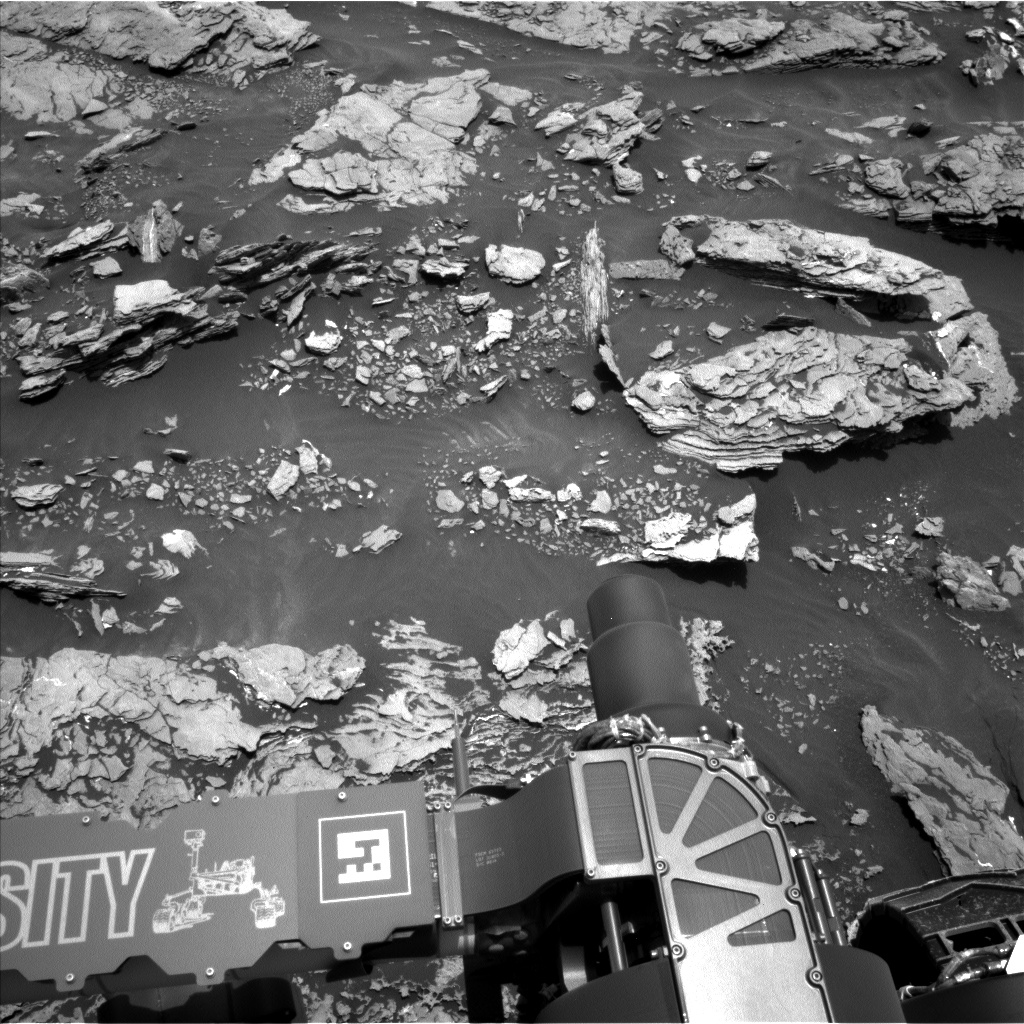 Nasa's Mars rover Curiosity acquired this image using its Left Navigation Camera on Sol 1691, at drive 100, site number 63