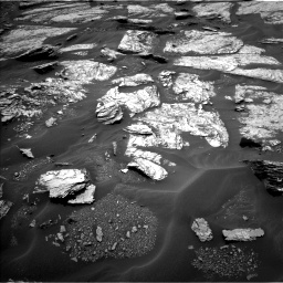 Nasa's Mars rover Curiosity acquired this image using its Left Navigation Camera on Sol 1693, at drive 100, site number 63