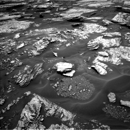Nasa's Mars rover Curiosity acquired this image using its Left Navigation Camera on Sol 1693, at drive 112, site number 63