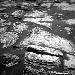 Nasa's Mars rover Curiosity acquired this image using its Left Navigation Camera on Sol 1693, at drive 130, site number 63