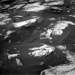 Nasa's Mars rover Curiosity acquired this image using its Left Navigation Camera on Sol 1693, at drive 154, site number 63