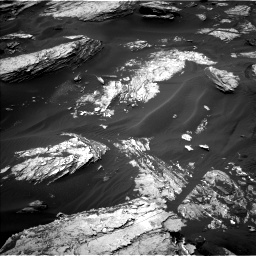 Nasa's Mars rover Curiosity acquired this image using its Left Navigation Camera on Sol 1693, at drive 160, site number 63