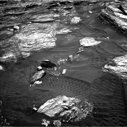 Nasa's Mars rover Curiosity acquired this image using its Left Navigation Camera on Sol 1693, at drive 202, site number 63
