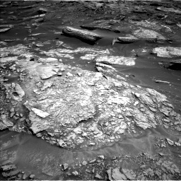 Nasa's Mars rover Curiosity acquired this image using its Left Navigation Camera on Sol 1693, at drive 292, site number 63