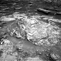 Nasa's Mars rover Curiosity acquired this image using its Left Navigation Camera on Sol 1693, at drive 298, site number 63