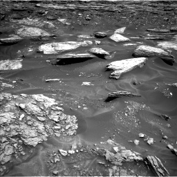Nasa's Mars rover Curiosity acquired this image using its Left Navigation Camera on Sol 1693, at drive 310, site number 63