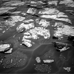 Nasa's Mars rover Curiosity acquired this image using its Right Navigation Camera on Sol 1693, at drive 100, site number 63