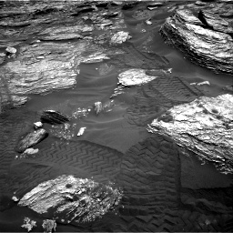 Nasa's Mars rover Curiosity acquired this image using its Right Navigation Camera on Sol 1693, at drive 202, site number 63