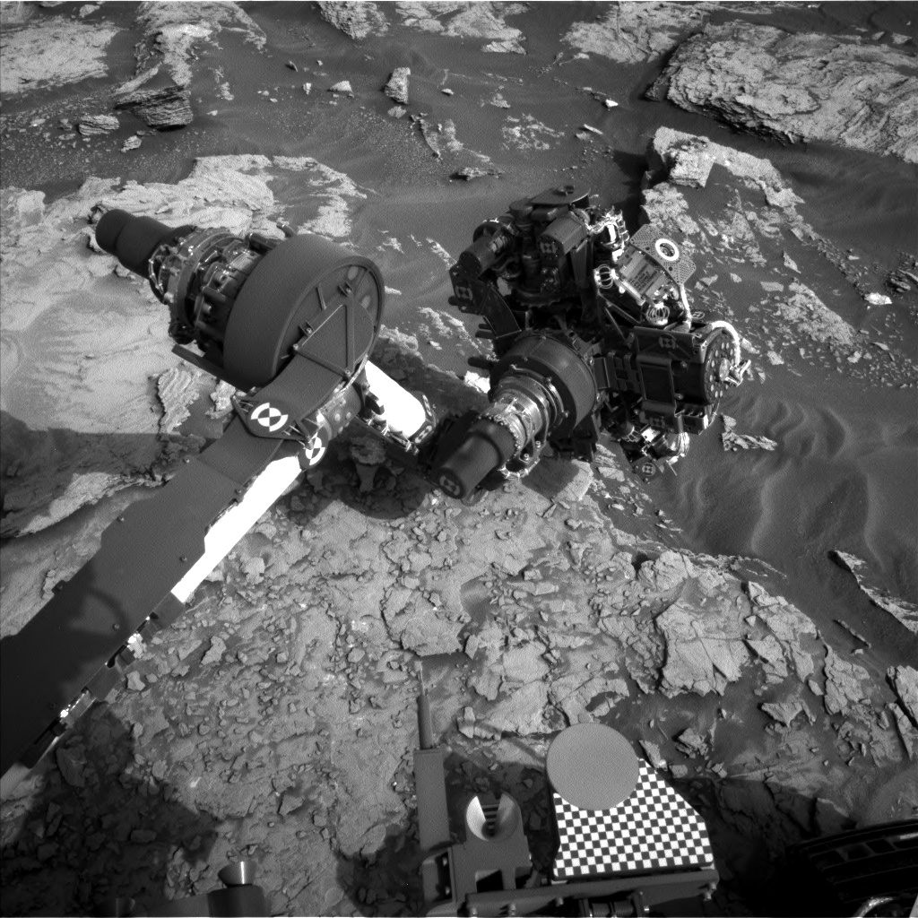 Nasa's Mars rover Curiosity acquired this image using its Left Navigation Camera on Sol 1695, at drive 346, site number 63