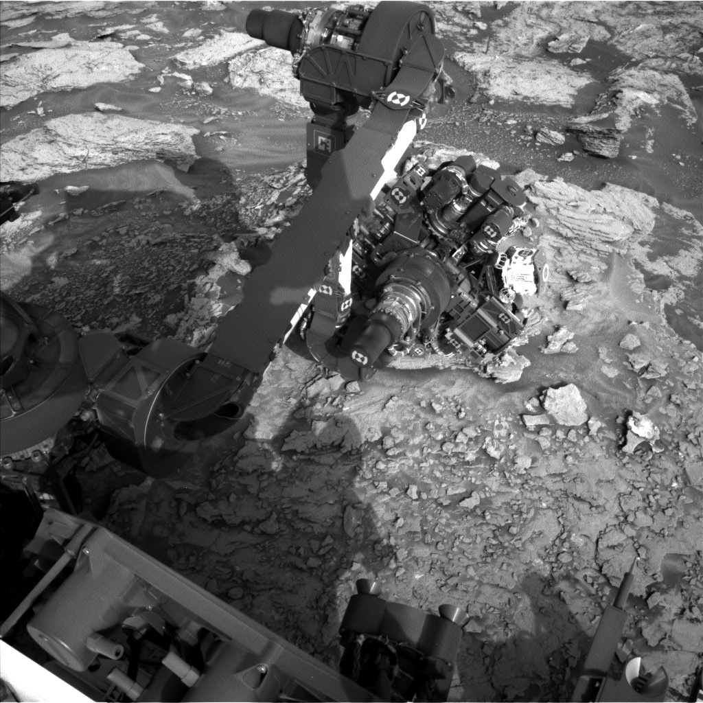 Nasa's Mars rover Curiosity acquired this image using its Left Navigation Camera on Sol 1695, at drive 346, site number 63