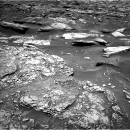 Nasa's Mars rover Curiosity acquired this image using its Left Navigation Camera on Sol 1696, at drive 382, site number 63