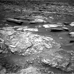 Nasa's Mars rover Curiosity acquired this image using its Left Navigation Camera on Sol 1696, at drive 388, site number 63