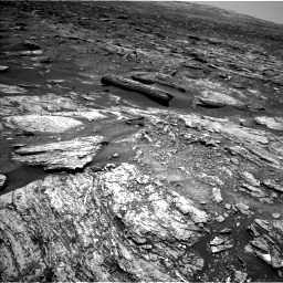 Nasa's Mars rover Curiosity acquired this image using its Left Navigation Camera on Sol 1696, at drive 406, site number 63
