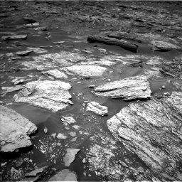 Nasa's Mars rover Curiosity acquired this image using its Left Navigation Camera on Sol 1696, at drive 418, site number 63