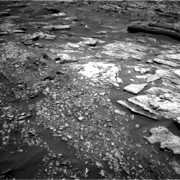 Nasa's Mars rover Curiosity acquired this image using its Left Navigation Camera on Sol 1696, at drive 436, site number 63