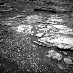 Nasa's Mars rover Curiosity acquired this image using its Left Navigation Camera on Sol 1696, at drive 448, site number 63