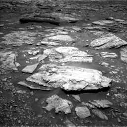 Nasa's Mars rover Curiosity acquired this image using its Left Navigation Camera on Sol 1696, at drive 454, site number 63
