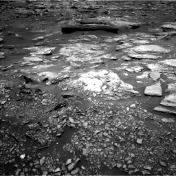 Nasa's Mars rover Curiosity acquired this image using its Left Navigation Camera on Sol 1696, at drive 466, site number 63