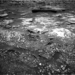 Nasa's Mars rover Curiosity acquired this image using its Left Navigation Camera on Sol 1696, at drive 472, site number 63