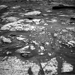 Nasa's Mars rover Curiosity acquired this image using its Left Navigation Camera on Sol 1696, at drive 526, site number 63