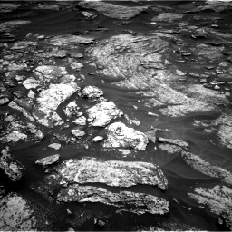 Nasa's Mars rover Curiosity acquired this image using its Left Navigation Camera on Sol 1696, at drive 550, site number 63