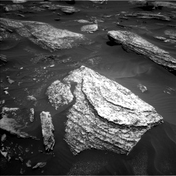 Nasa's Mars rover Curiosity acquired this image using its Left Navigation Camera on Sol 1696, at drive 592, site number 63