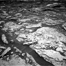 Nasa's Mars rover Curiosity acquired this image using its Left Navigation Camera on Sol 1696, at drive 712, site number 63