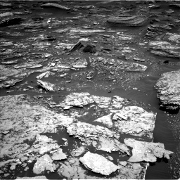 Nasa's Mars rover Curiosity acquired this image using its Left Navigation Camera on Sol 1696, at drive 724, site number 63