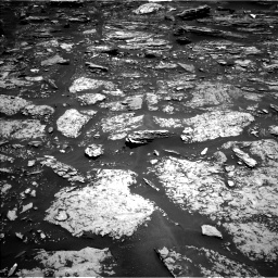 Nasa's Mars rover Curiosity acquired this image using its Left Navigation Camera on Sol 1696, at drive 754, site number 63