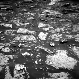 Nasa's Mars rover Curiosity acquired this image using its Left Navigation Camera on Sol 1696, at drive 760, site number 63