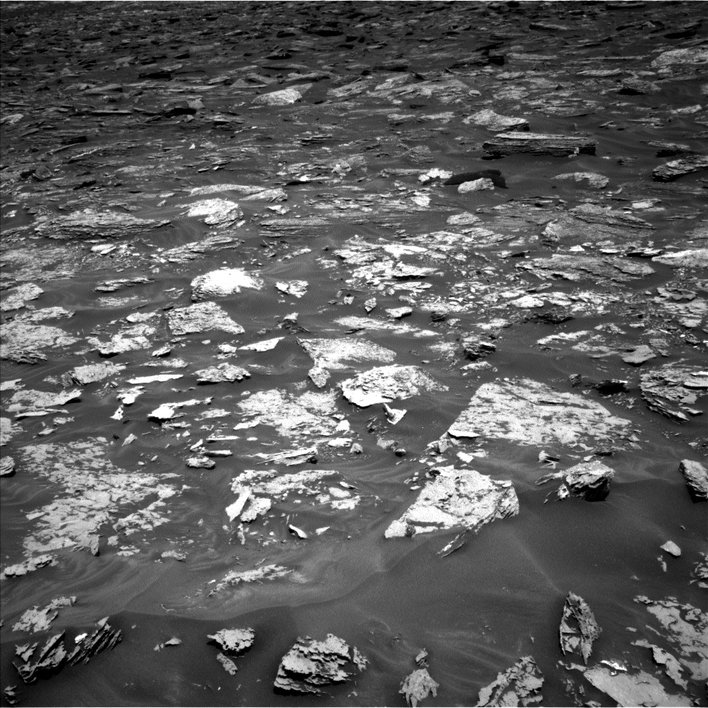 Nasa's Mars rover Curiosity acquired this image using its Left Navigation Camera on Sol 1696, at drive 766, site number 63